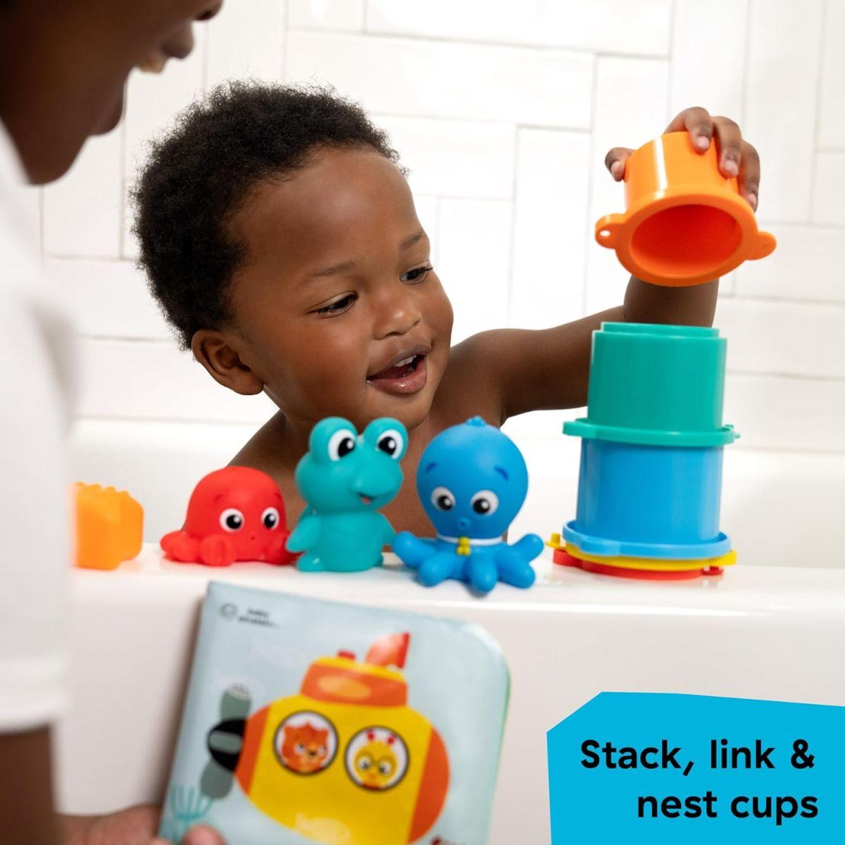 Baby Einstein Opus Splash Pals 11 Piece Bath Set | Mothercare SG